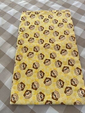 Yellow Monkey Print Fabric
